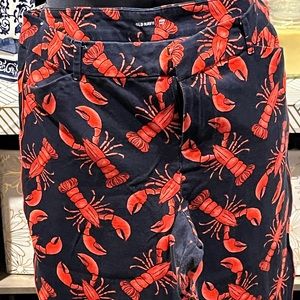 Old Navy pixel pants Lobster print